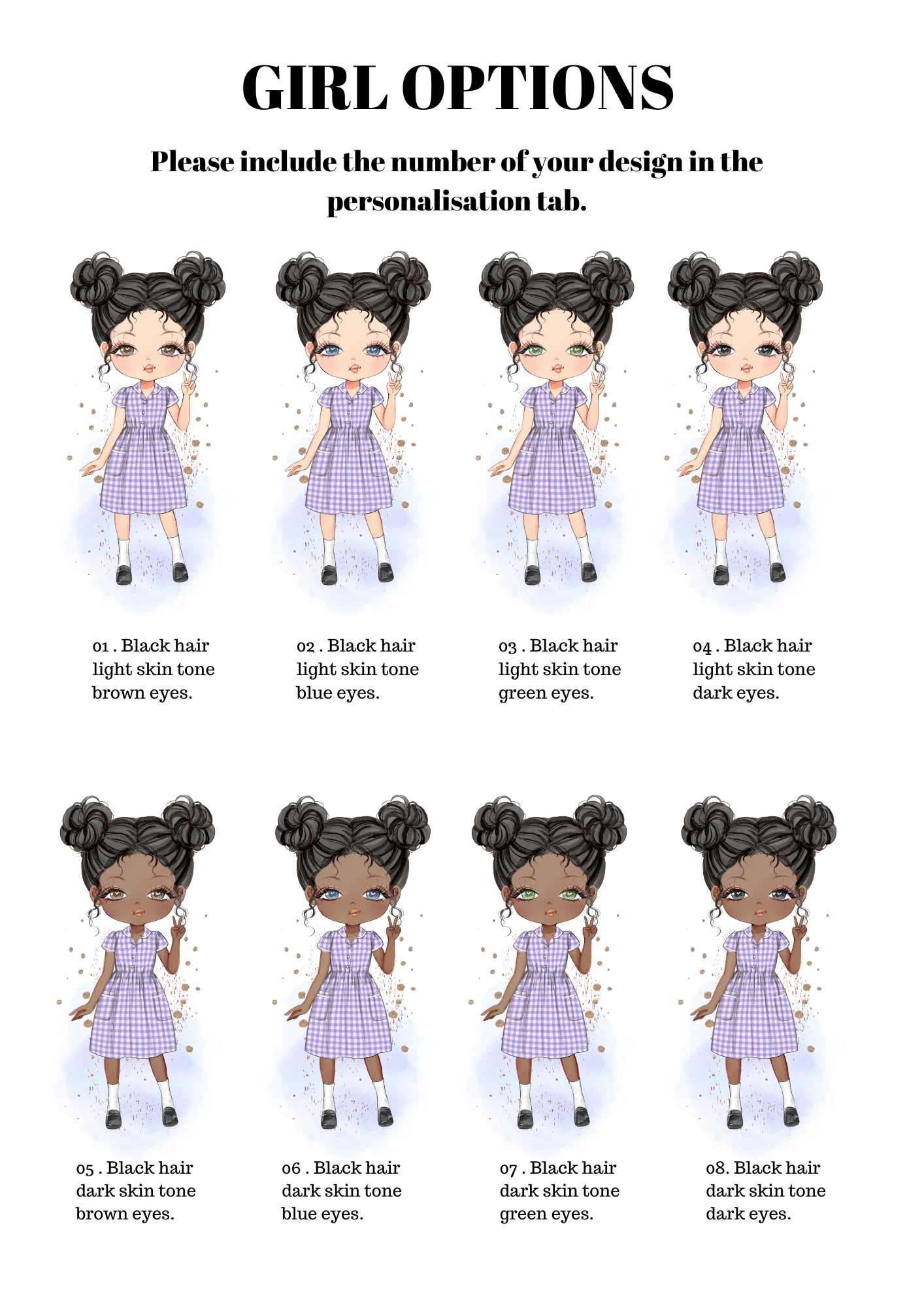 Personalised Character Pencil Case - Bijoux Lucy