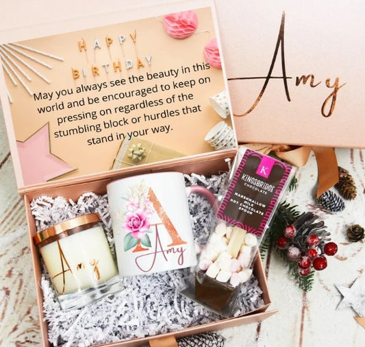 Birthday Gift Set for Her, Personalised Gift Set for Her - Bijoux Lucy