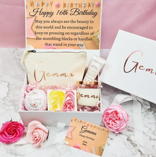 16th Birthday Gift, Happy Birthday Gift Set, Birthday Gifts for Her - Bijoux Lucy