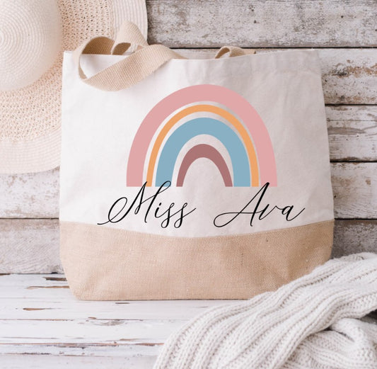 Personalised Teacher Tote Bag - Bijoux Lucy
