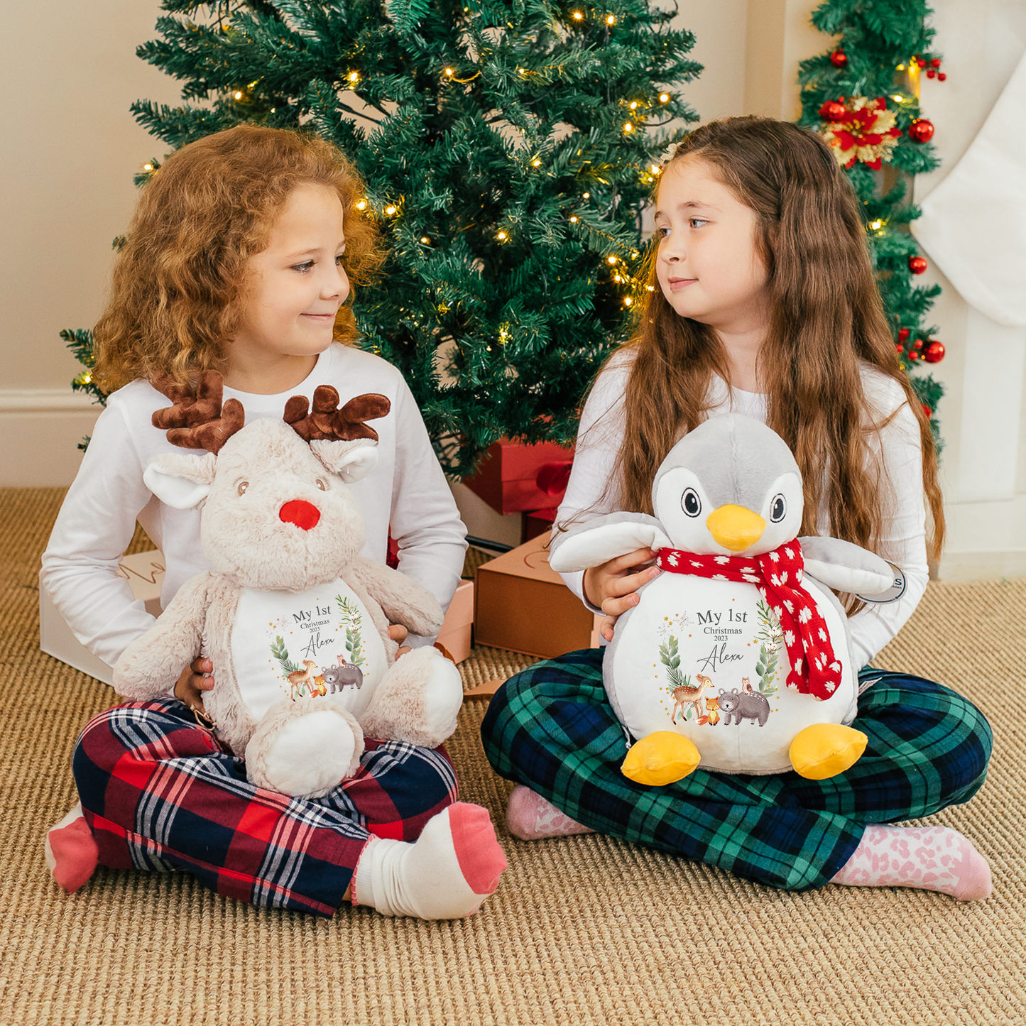 1st Christmas Reindeer Soft Toy