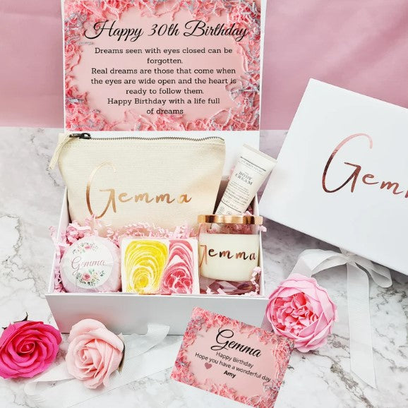 30th Birthday Gift, Personalised Gift Box, Happy Birthday Gift, Birthday Gift For Her - Bijoux Lucy