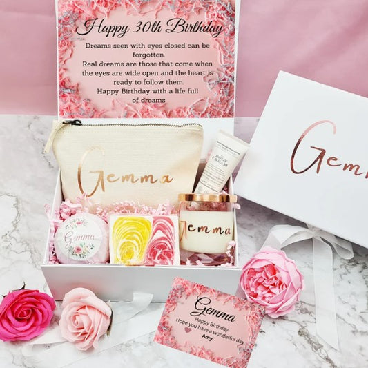 30th Birthday Gift, Personalised Gift Box, Happy Birthday Gift, Birthday Gift For Her - Bijoux Lucy