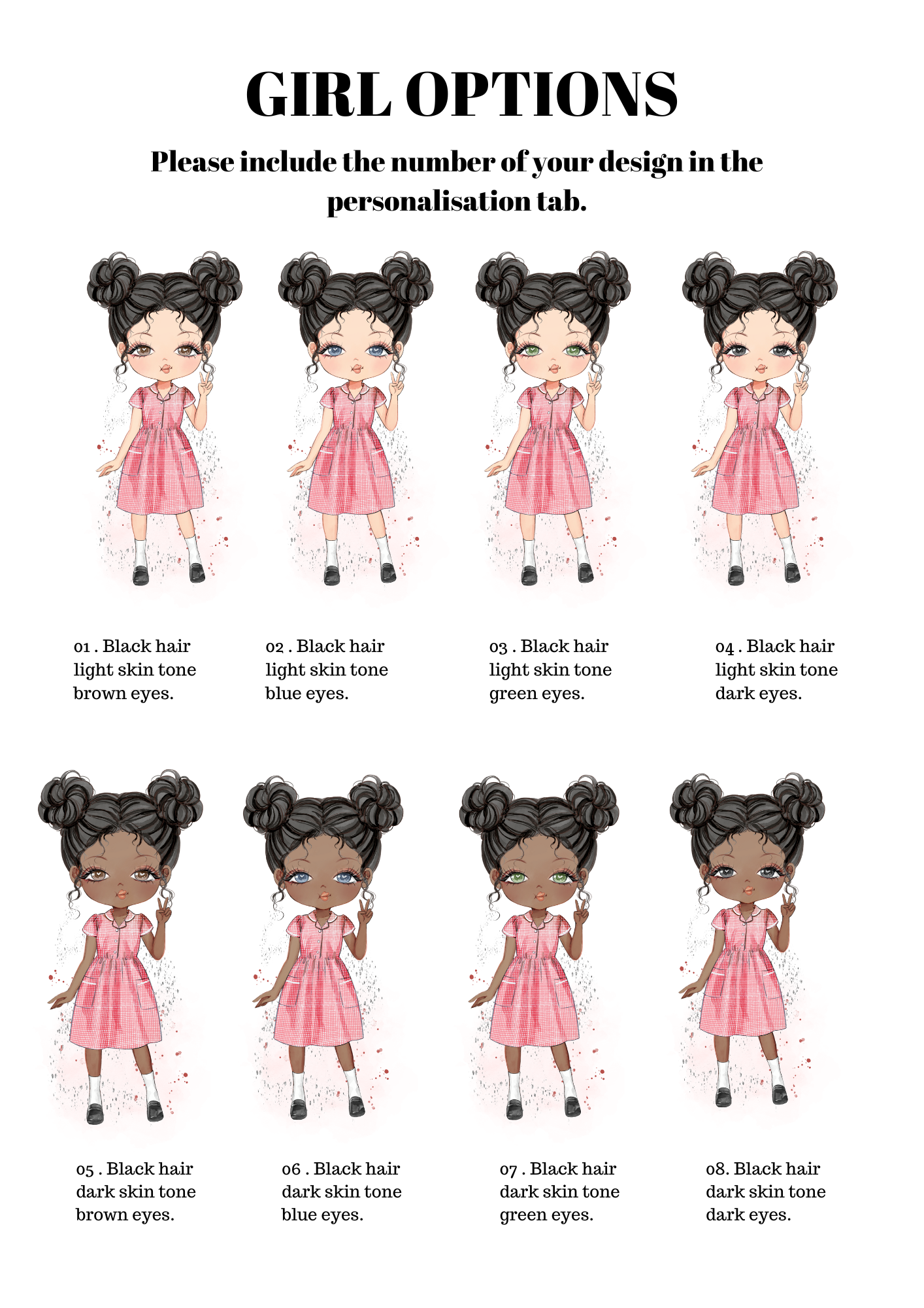 Personalised Character Pencil Case - Bijoux Lucy