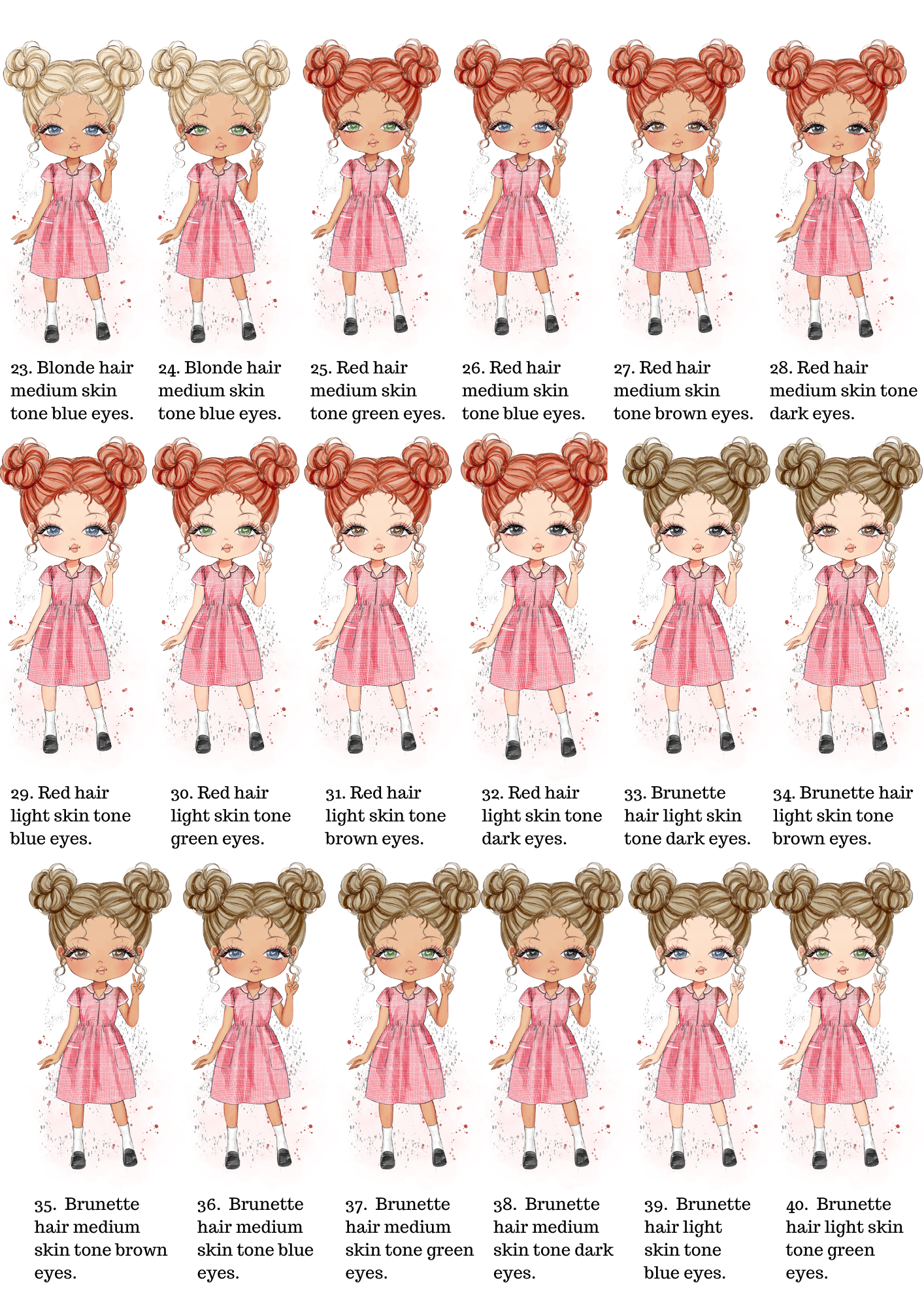 Personalised Character Pencil Case - Bijoux Lucy