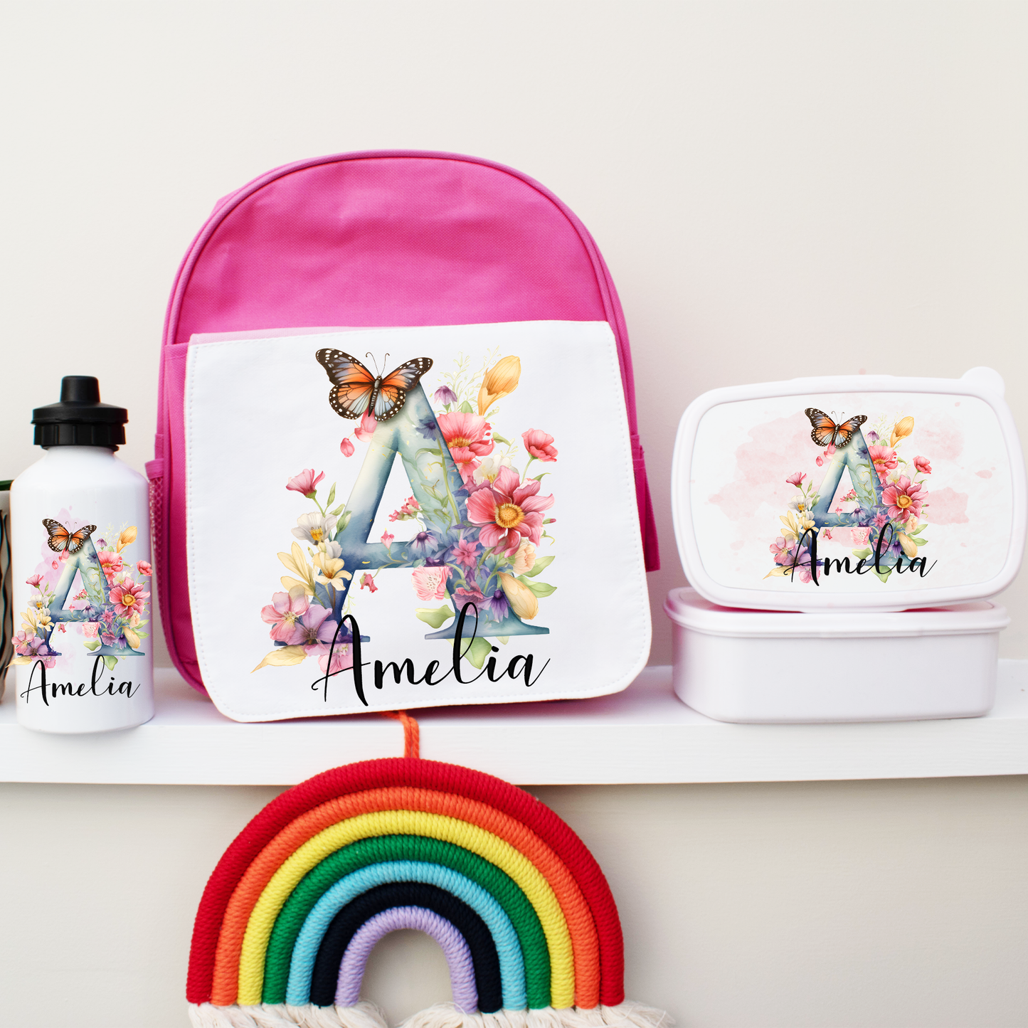 Floral School Set for Girls