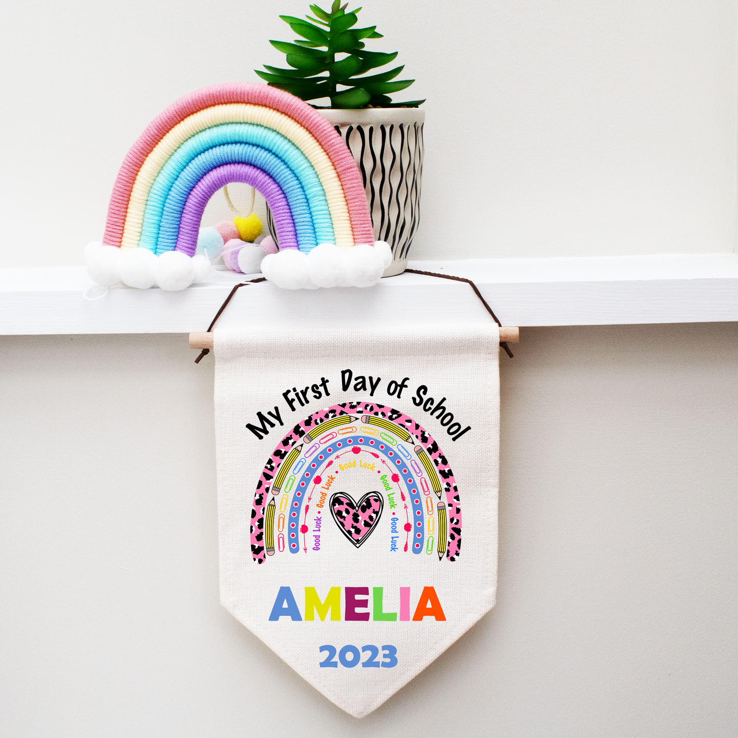Back to School Pennant Flag