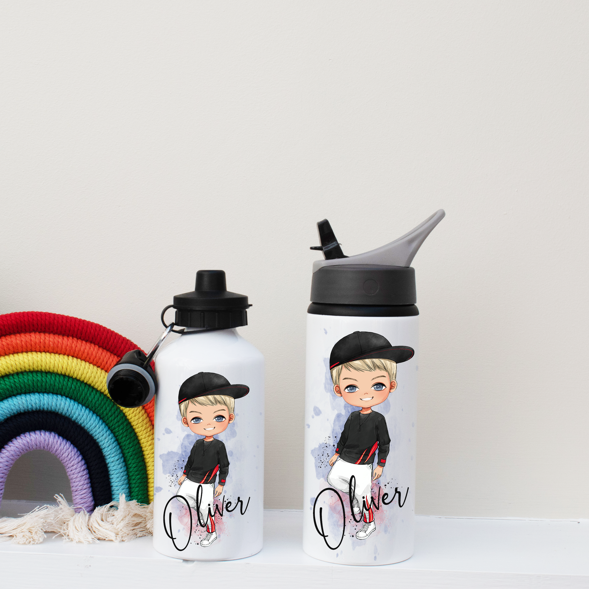 Boys Water Bottle for School - Bijoux Lucy