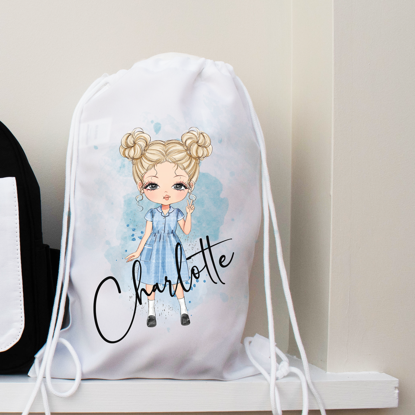Personalised PE Bag for Girls - Bijoux Lucy