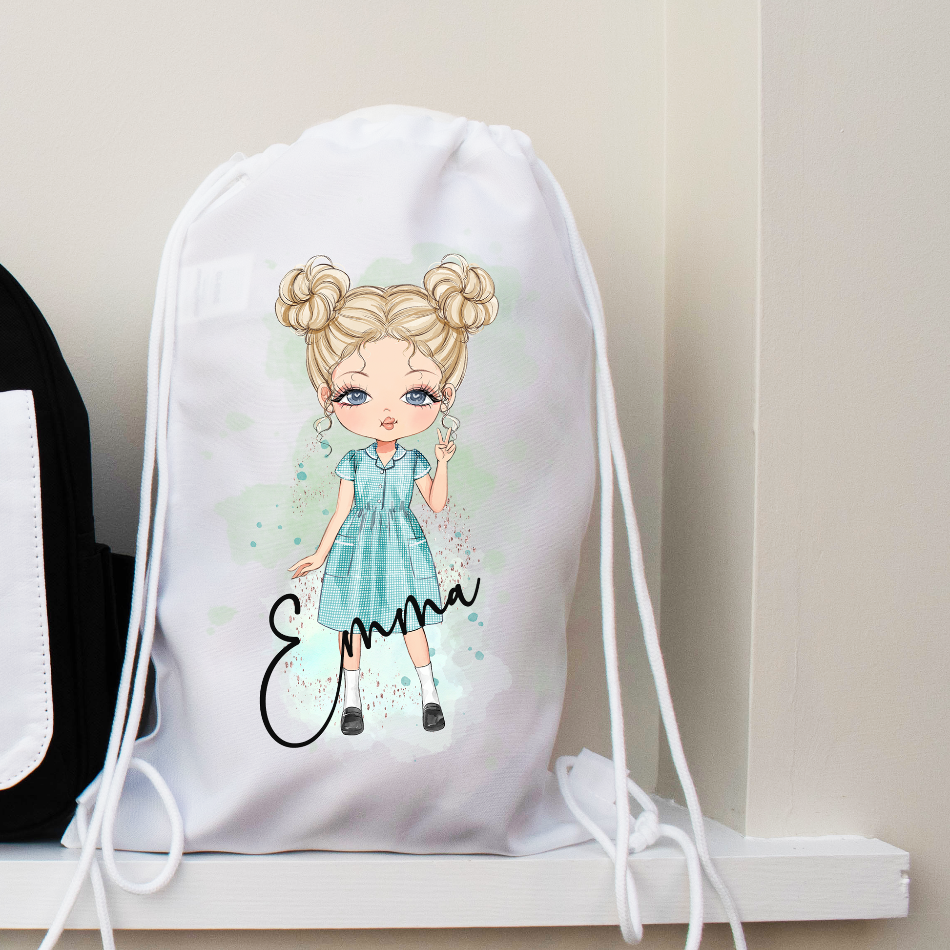Personalised PE Bag for Girls - Bijoux Lucy