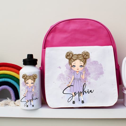 Girls Backpack for School - Bijoux Lucy