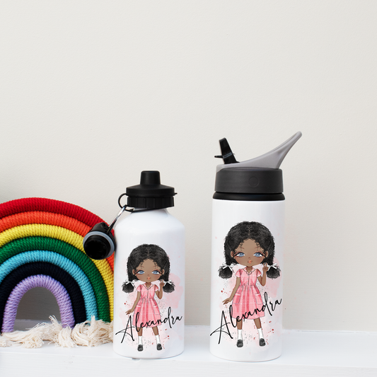 Girls Water Bottle for School - Bijoux Lucy