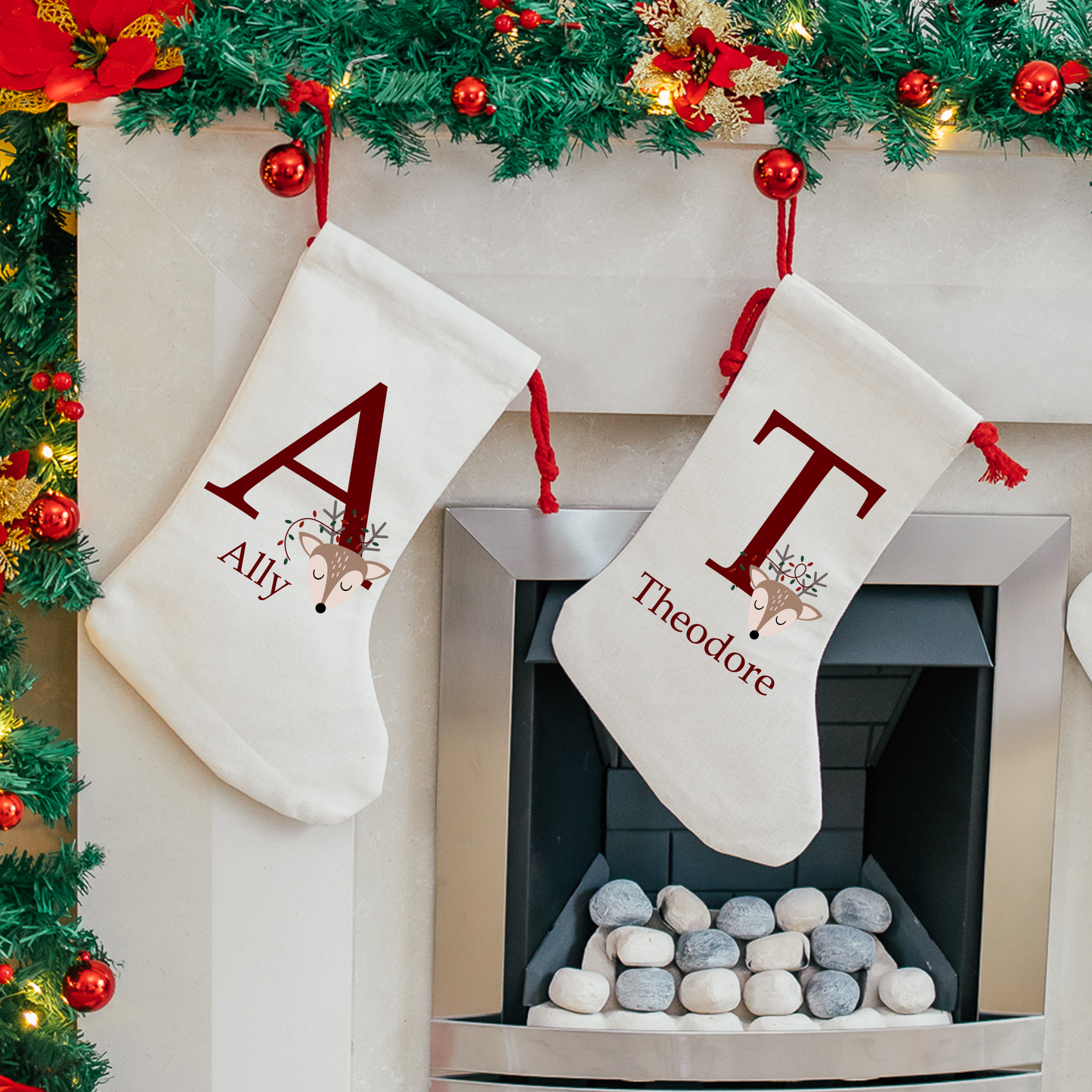Personalised Initial Christmas Stocking
