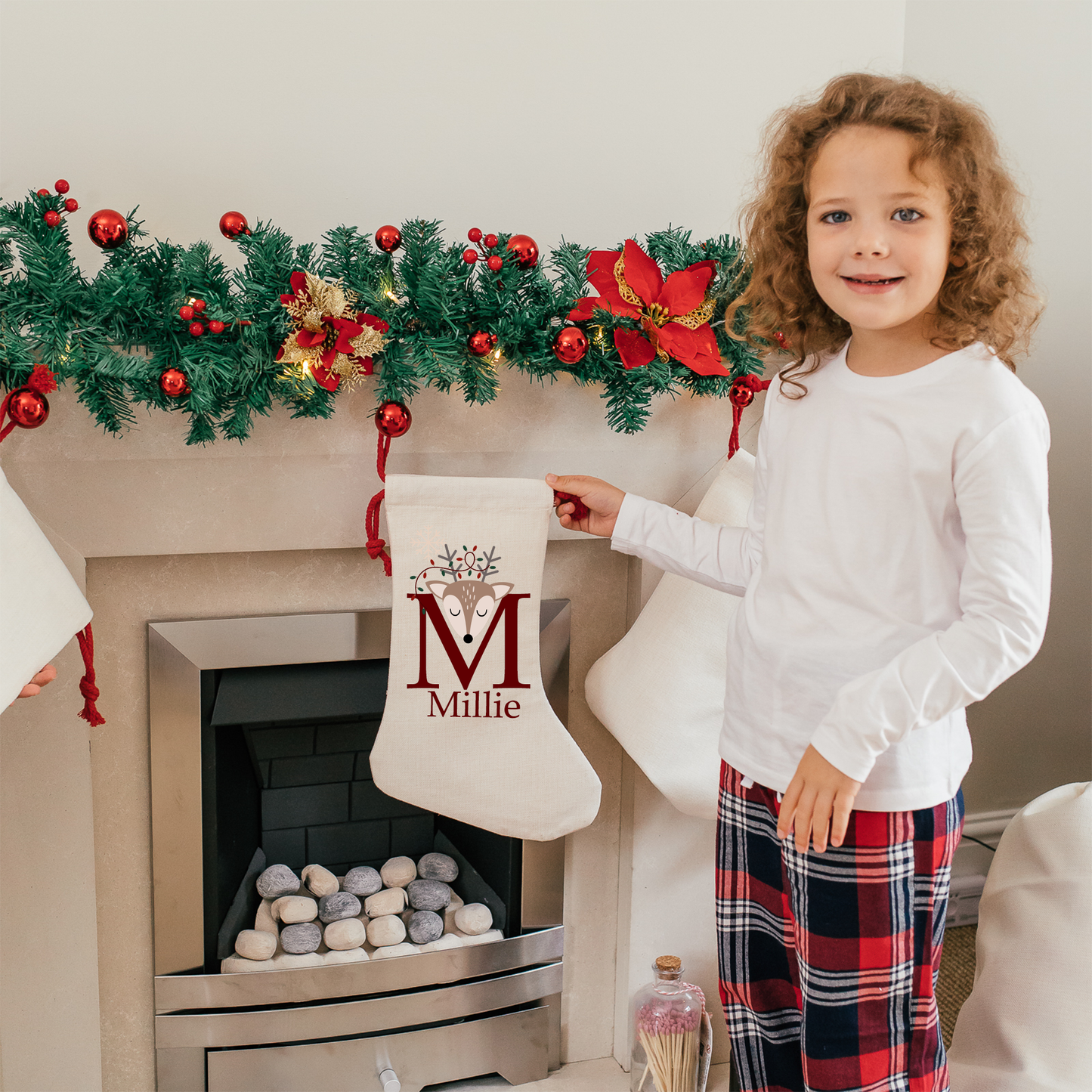 Initial Christmas Stocking