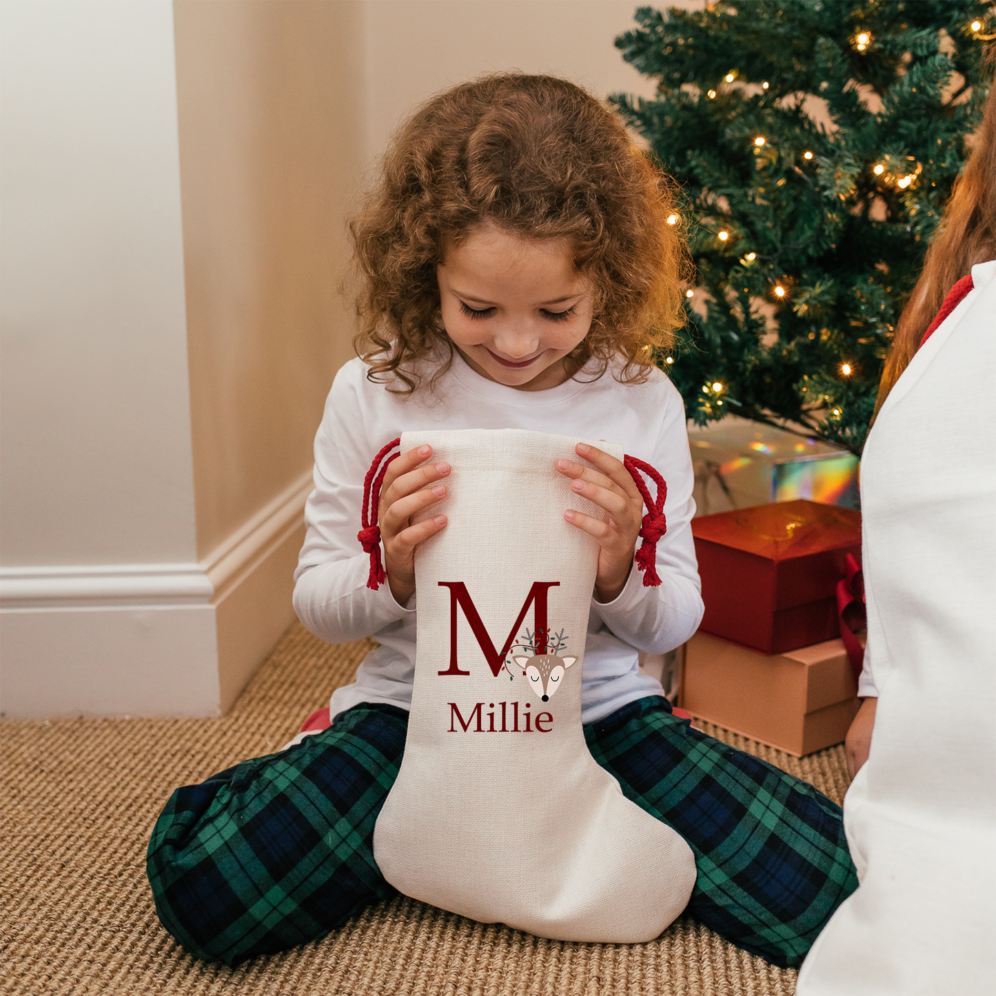 Initial Christmas Stocking