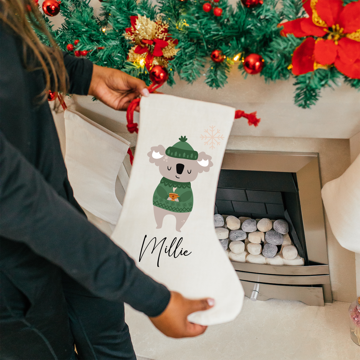 Koala Bear Christmas Stocking