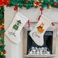 Custom Llama Print Christmas Stocking