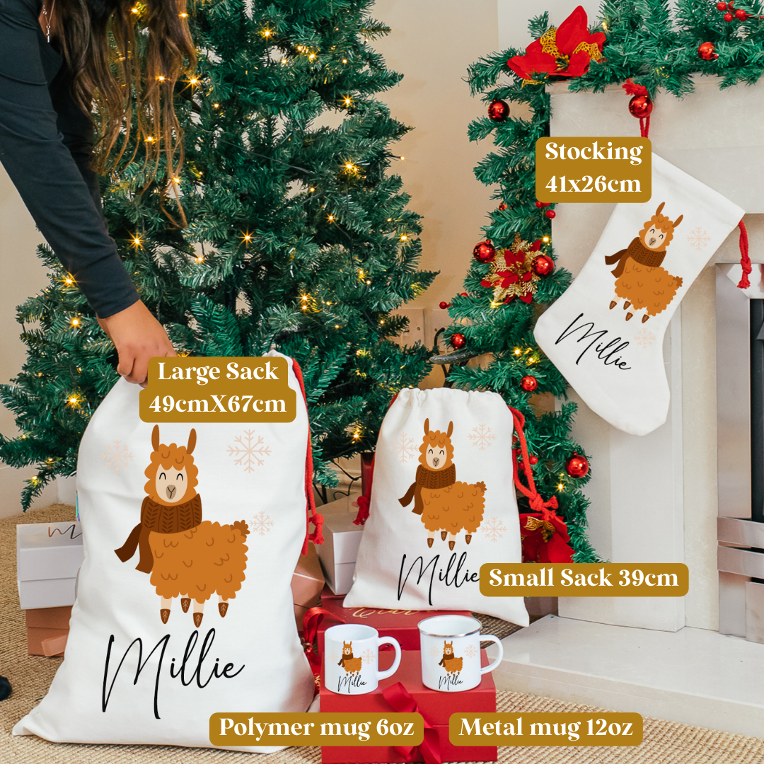 Llama Christmas Stocking