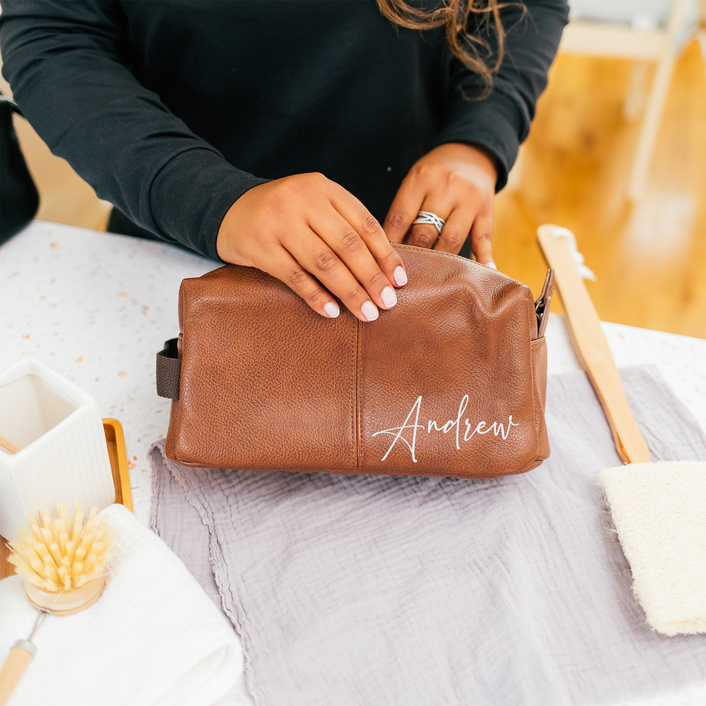 Men's Personalised Washbag