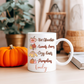 Personalised Autumn Mug - Bijoux Lucy