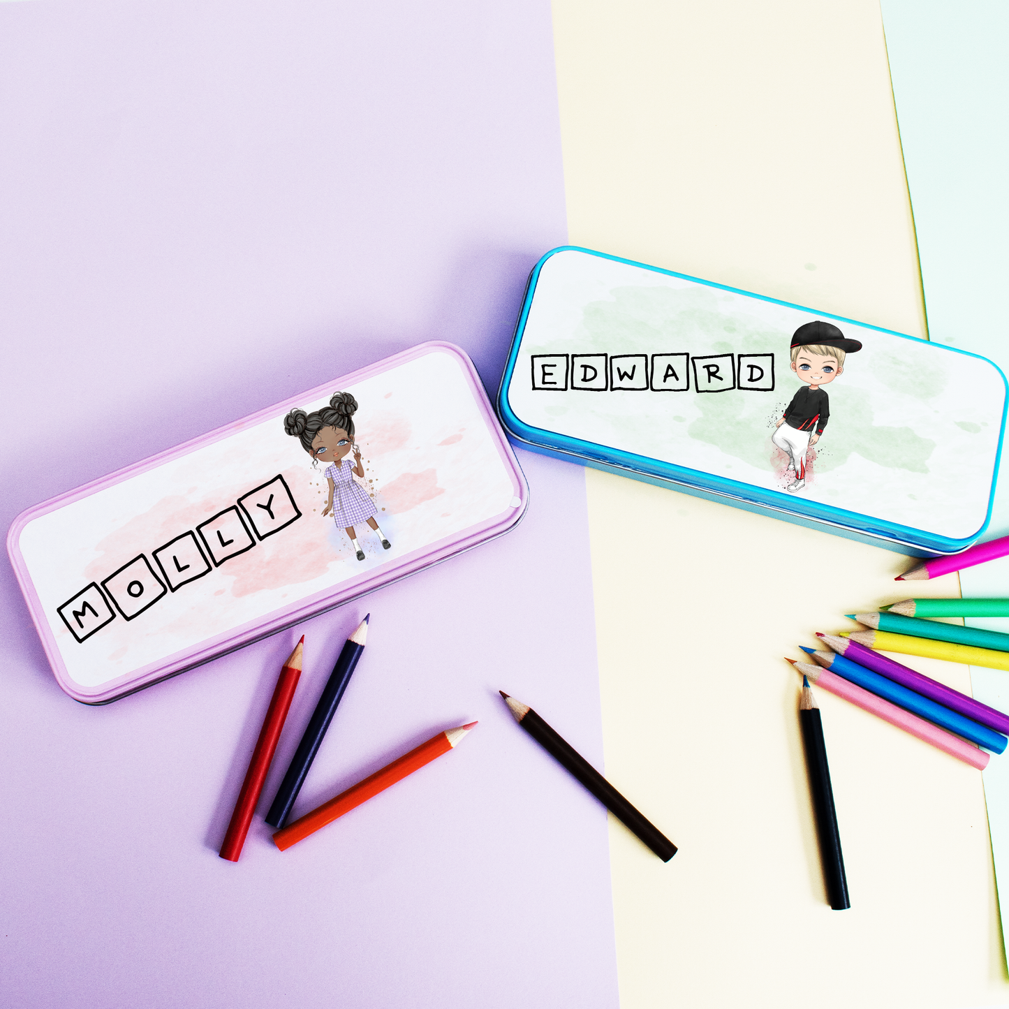 Personalised Character Pencil Case - Bijoux Lucy