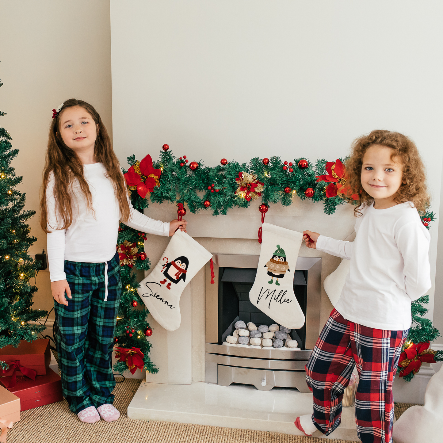 Christmas Penguin Stocking