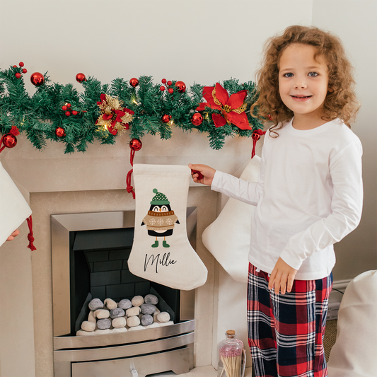 Christmas Penguin Stocking