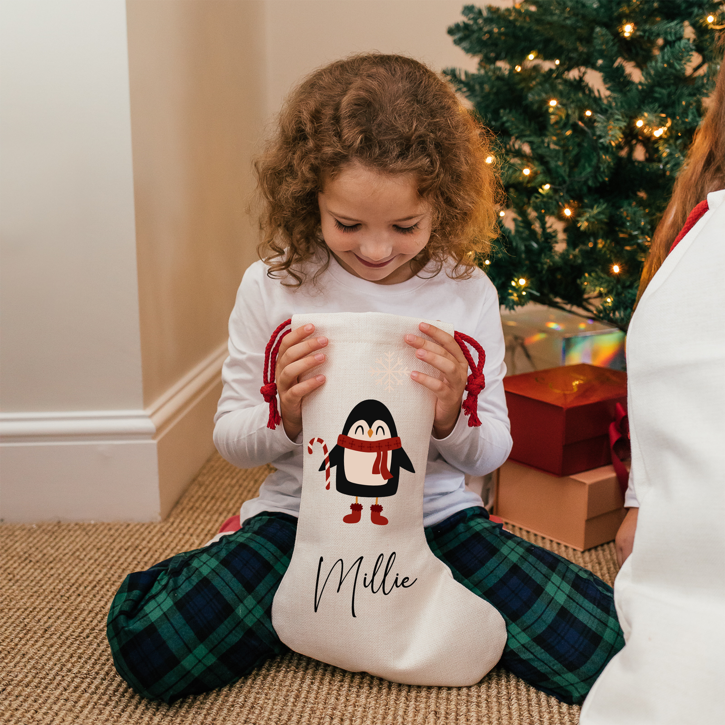 Custom Penguin Stocking