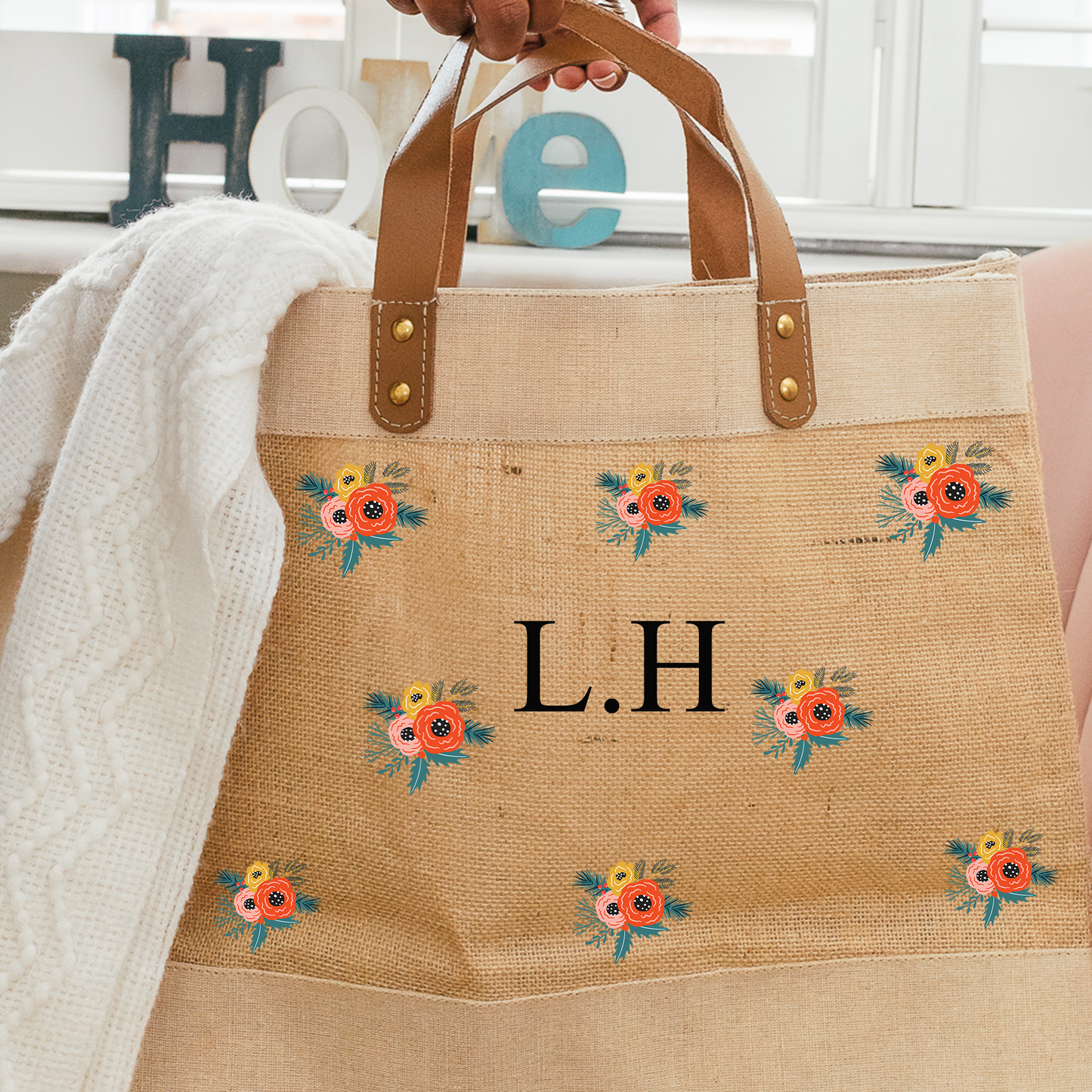 Personalised Jute Bag for Women