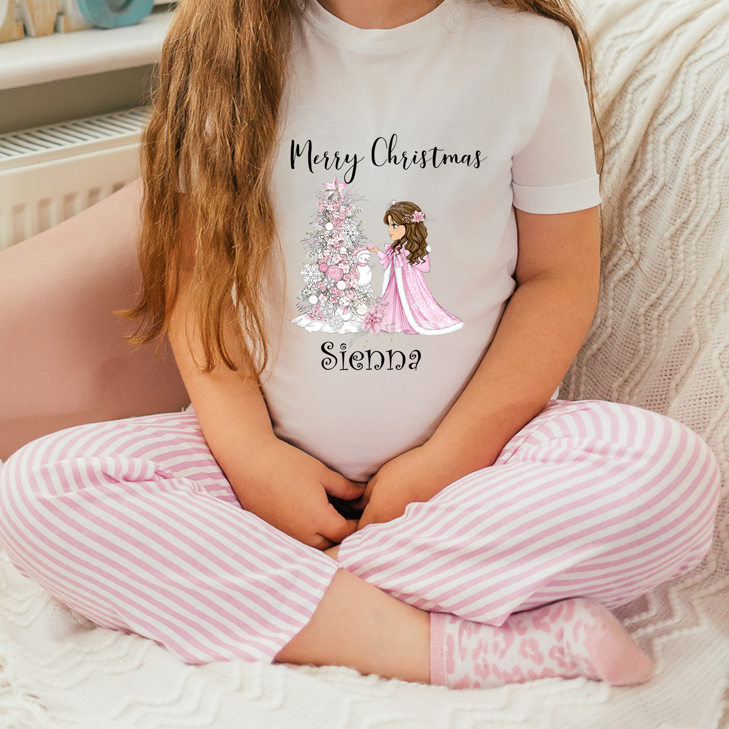 Personalised Christmas Pajamas for Girls