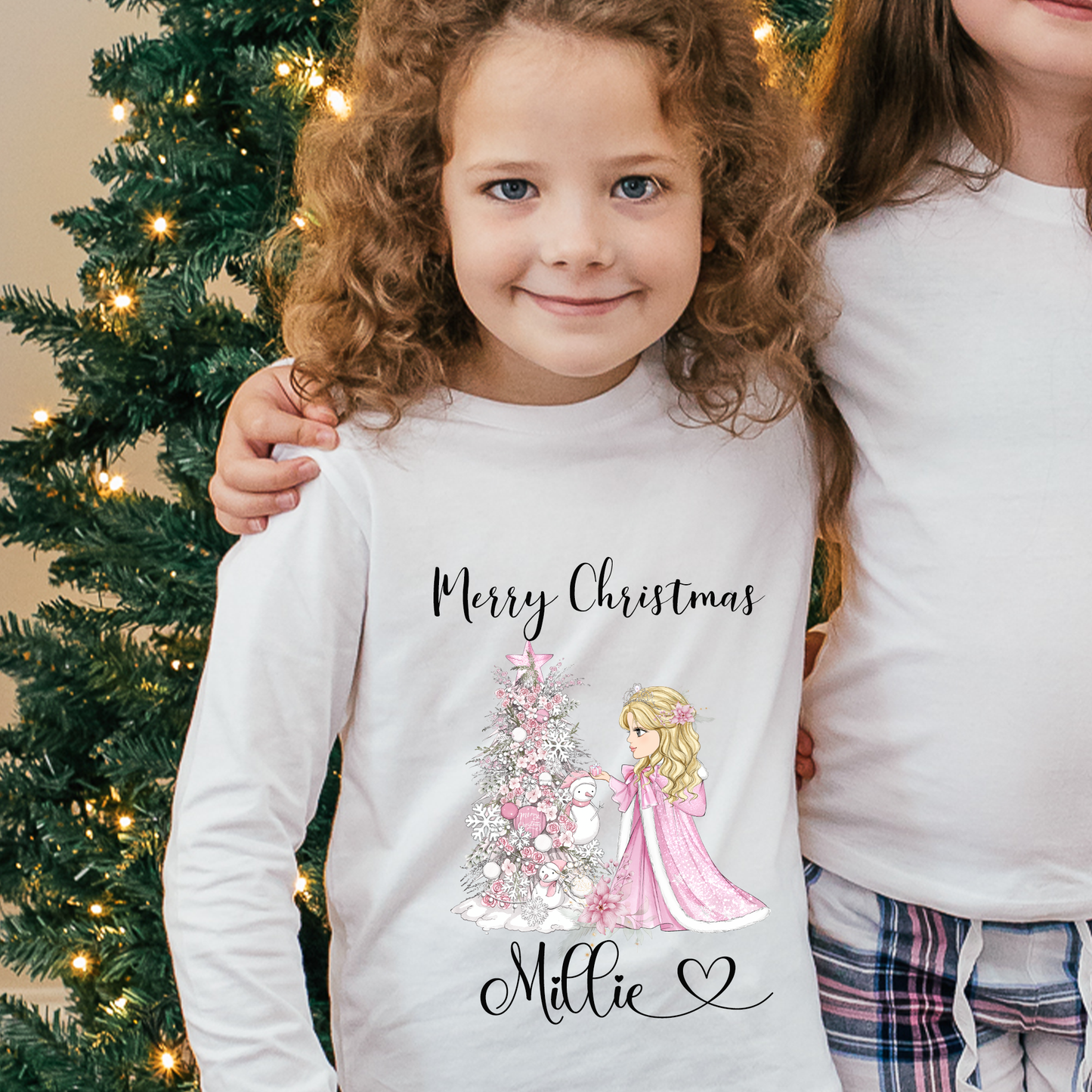 Personalised Christmas Pajamas for Girls
