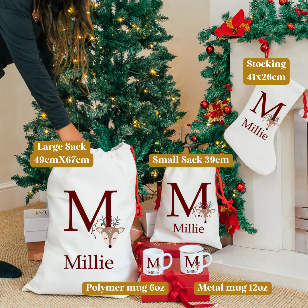Initial Christmas Stocking