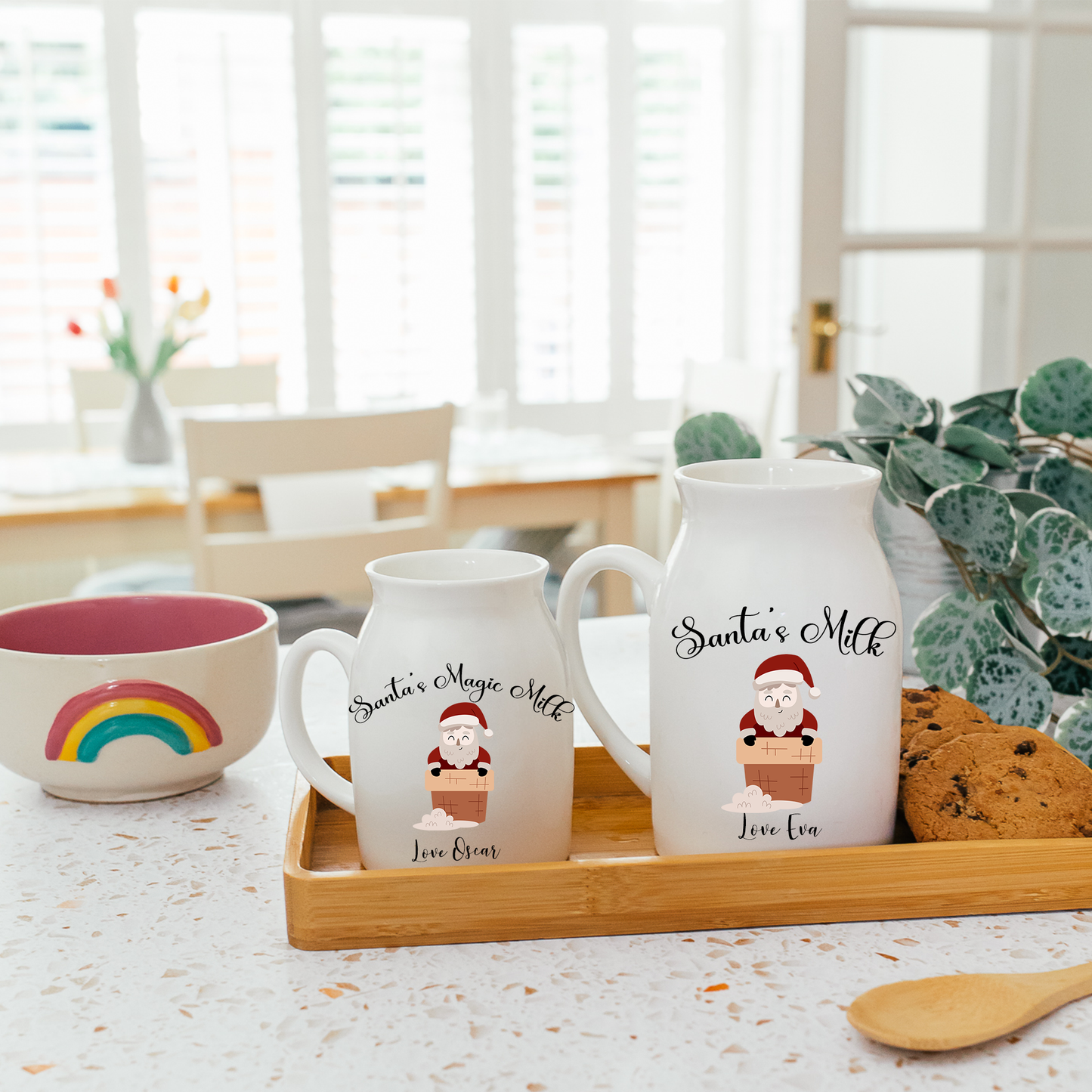 Personalised Santa Milk Jug