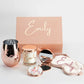 Personalised Birthday Gift Set for Her, Rose Gold Set for Her - Bijoux Lucy