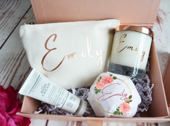 Custom 40th Birthday Gift Set, Age Gifts, Happy Birthday Gift for Her - Bijoux Lucy