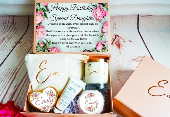 Happy Birthday Daughter Gift, Personalised Gift Box, Happy Birthday Gift, Birthday Gift For Her - Bijoux Lucy