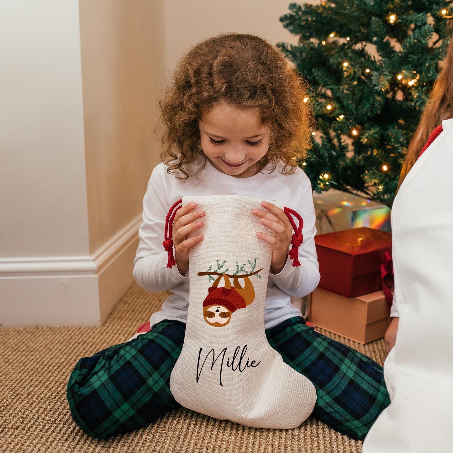 Personalised Sloth Stocking