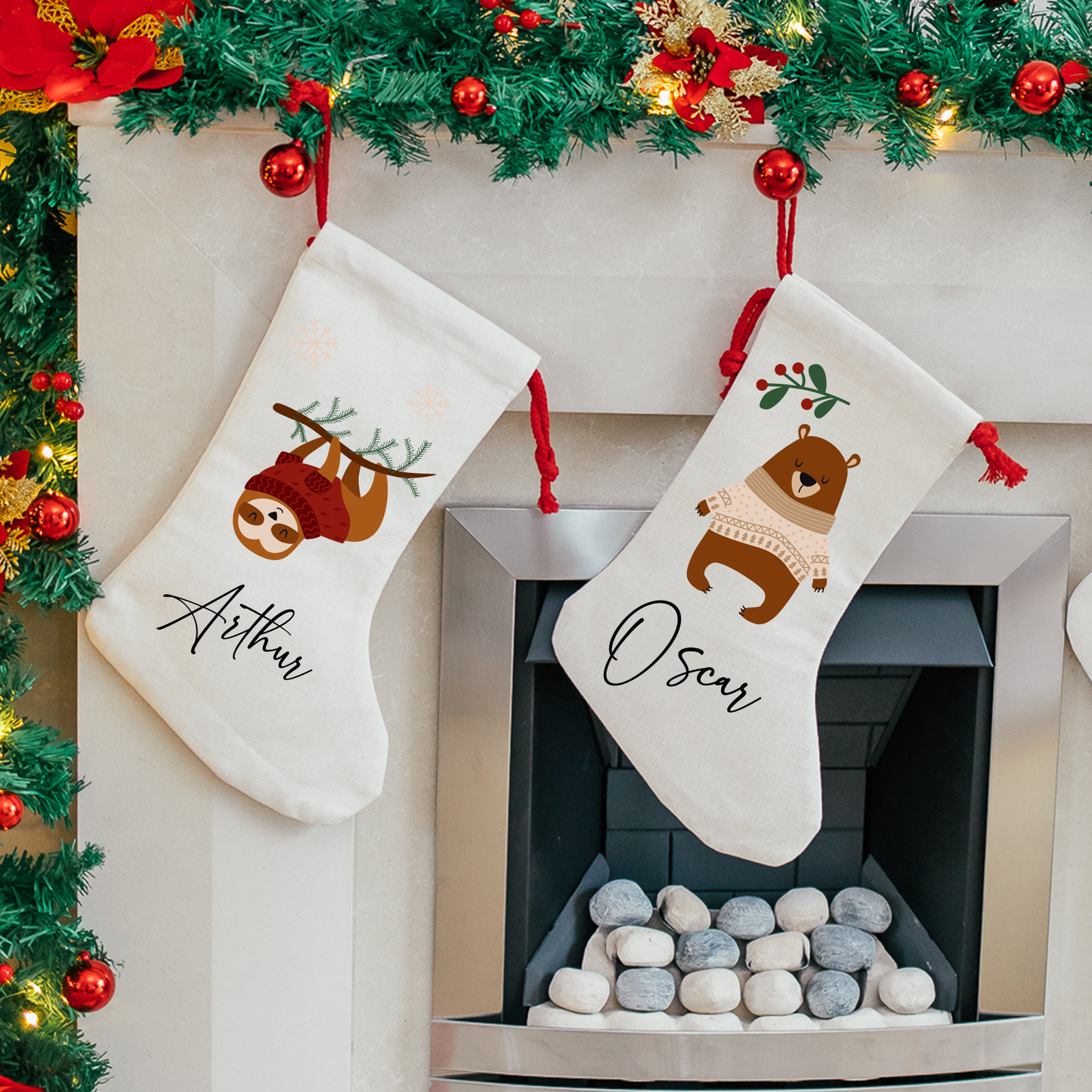 Sloth Christmas Stocking