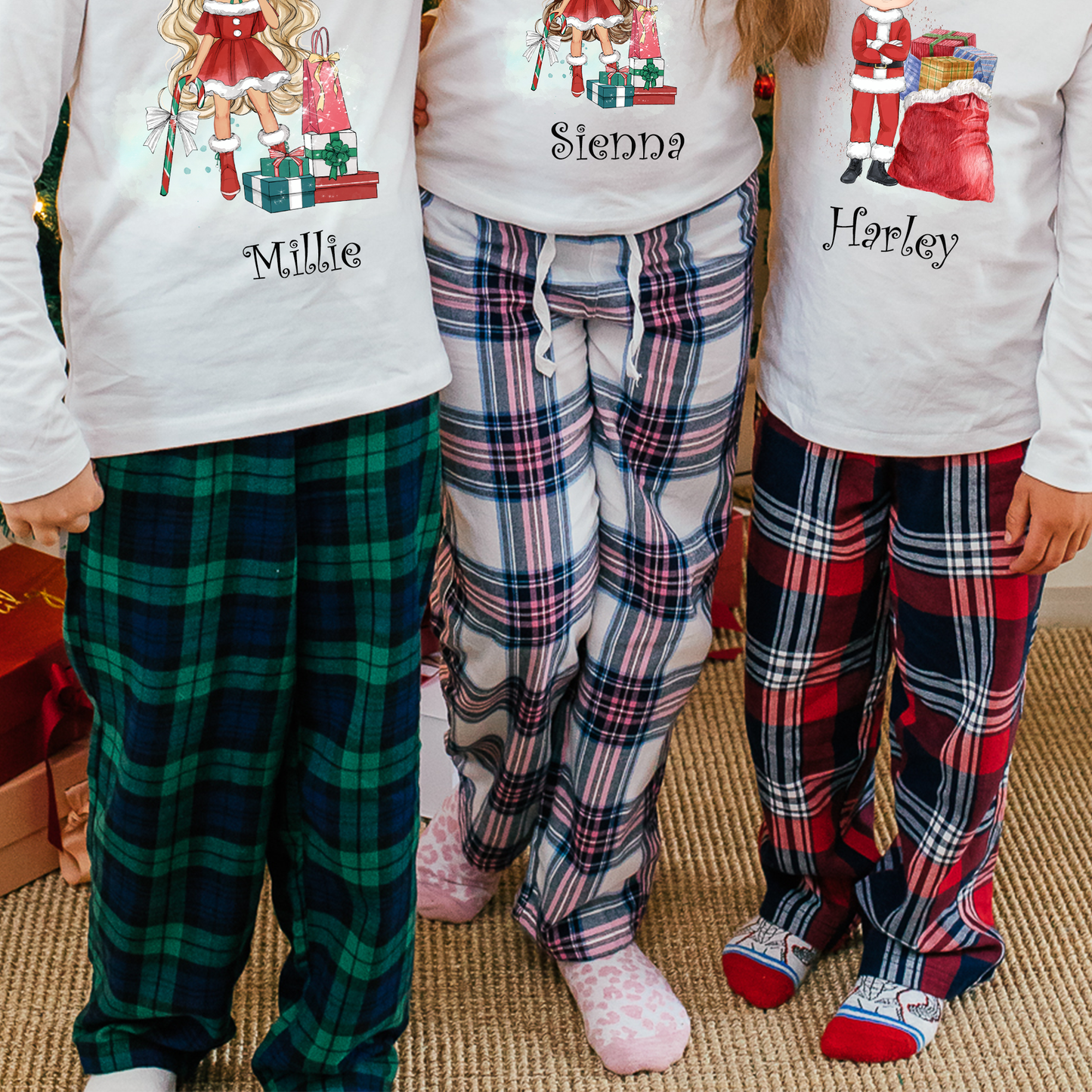 Personalised Christmas Pajamas for Kids