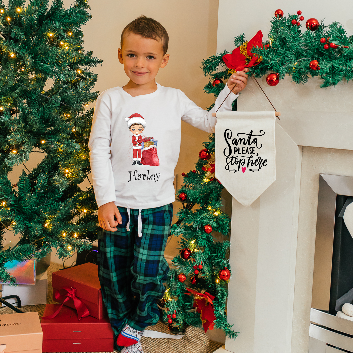 Personalised Christmas Pajamas for Kids