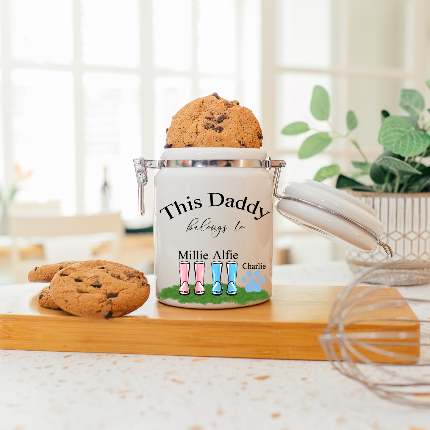 Cookie Jar for Dad, Christmas Gift for Dad