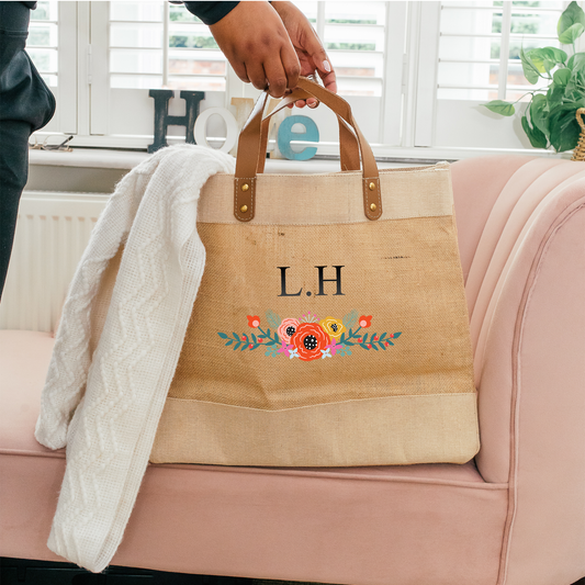 Personalised Jute Bag for Women