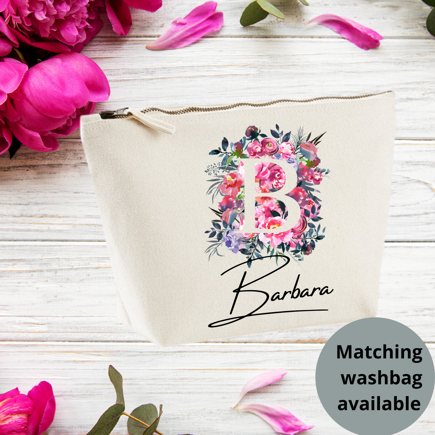 Personalised Initial Tote Bag,Custom gift, Gift for her,Personalised name gift for Daughter or Sister - Bijoux Lucy