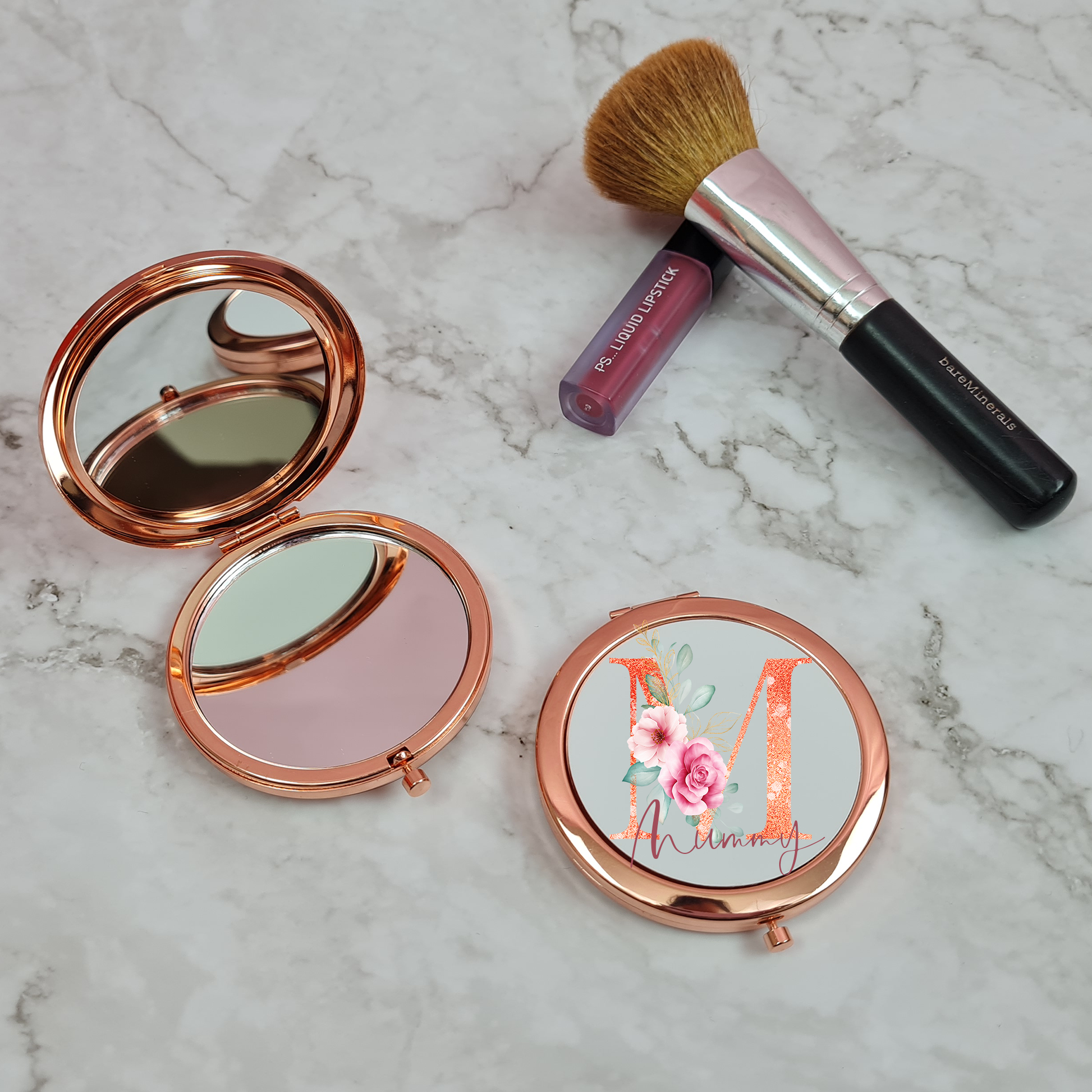 Personalised Compact Mirror - Bijoux Lucy