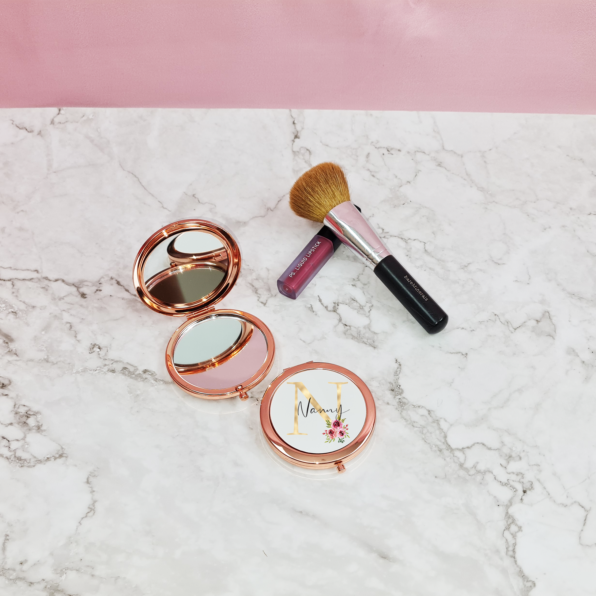 Personalised Compact Mirror - Bijoux Lucy