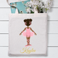 Personalised Ballerina Tote Bag - Bijoux Lucy