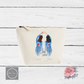 Personalised Cosmetics Bag, Wash bag for Sister, Wash bag personalised Sister gift,  Cotton Wash bag - Bijoux Lucy