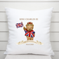 King Charles III Coronation Cushion, Limited Edition Pillow, Official Logo, Coronation 2023,Memorabilia - Bijoux Lucy