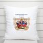 King Charles III Coronation Cushion, Limited Edition Pillow, Official Logo, Coronation 2023,Memorabilia - Bijoux Lucy