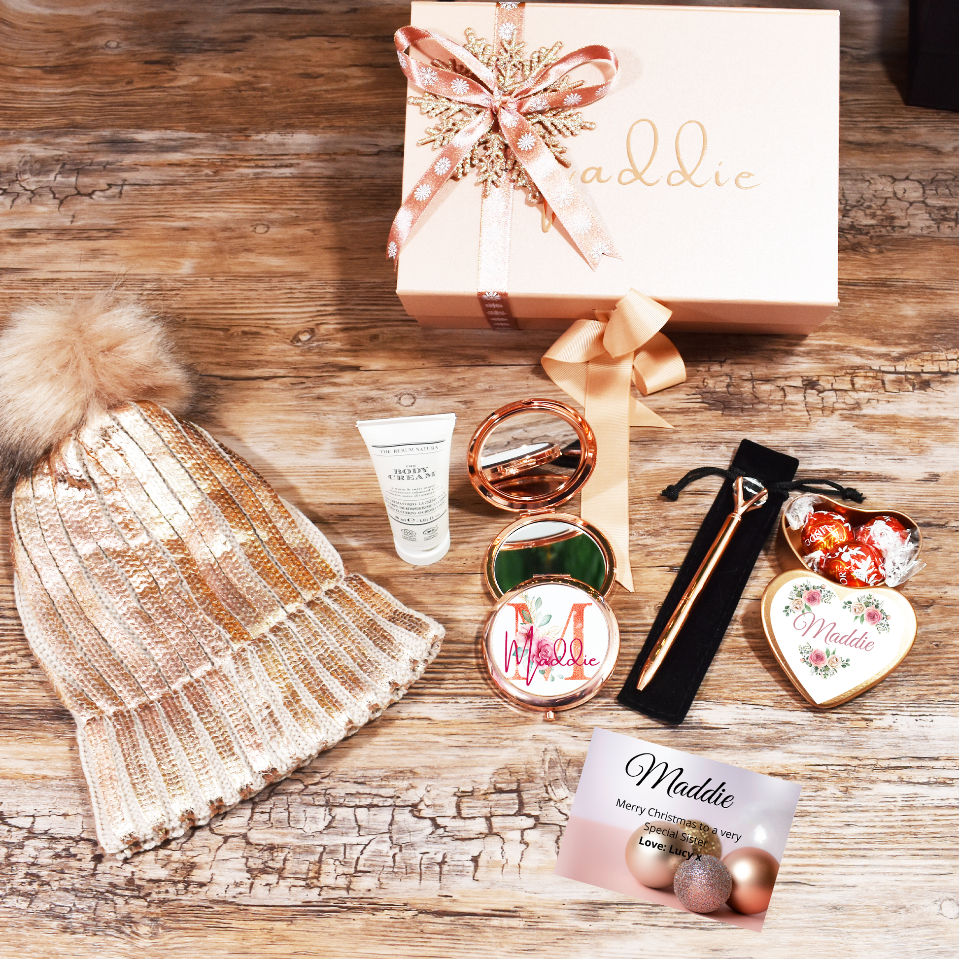Sisters Gift Box Set: Sister Gift, Gift for Sister, Sister Birthday Gift, Big Sister Gift, Christmas Gift for her, Sister Christmas Gift - Bijoux Lucy